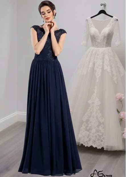Elegant Sexy Chiffon Mother of the Bride Evening Dress with Beading – Floor Length Sleeveless Gown