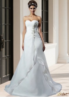Sweetheart Satin Wedding Dress