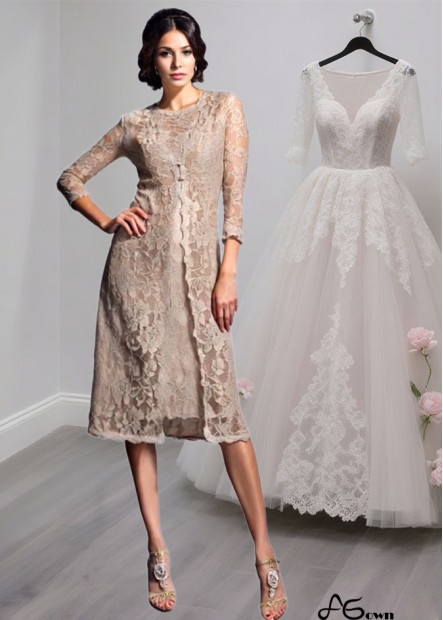 Scoop Neck Taffeta Mother of the Bride Dress – Lace Embellished Sleeveless Sheath Knee-Length Gown