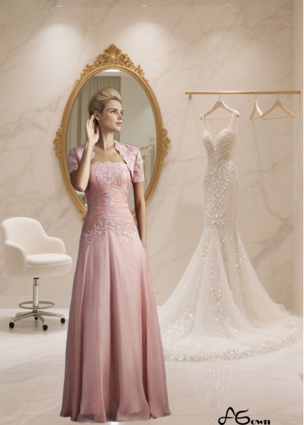 Floor-Length Chiffon A-Line Mother of the Bride Dress with Sweetheart Neckline