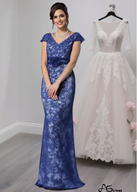 Elegant Satin V-Neck Mermaid Mother of the Bride Dress with Beading & Applique