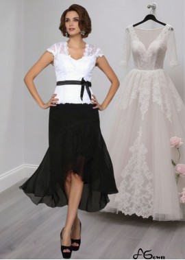 Elegant V Neck Chiffon Asymmetrical Dresses For Mother of the Bride
