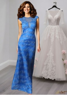 Sleeveless Mermaid Mother of the Bride Dresses with Appliques