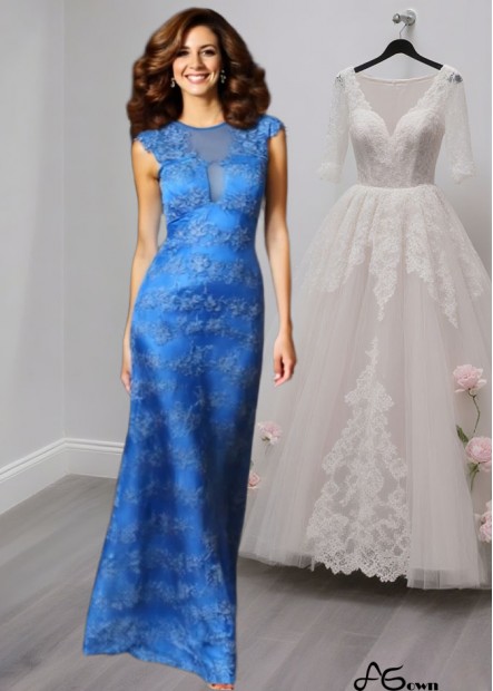 Satin Sleeveless Mermaid Mother of the Bride Dress with Applique – Floor Length Gown