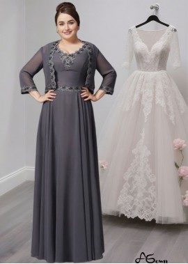 Sleeveless Mother of the Bride Dress with Lace Embellishment