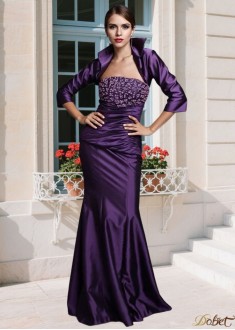 Strapless Taffeta Mermaid Mother of the Bride Dress