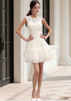 Beach Short Wedding Dress