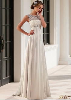 Chiffon Beach Wedding Dress