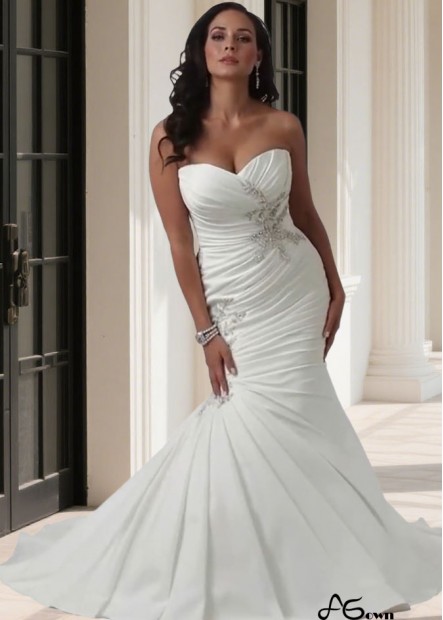 Plus Size Sweetheart Mermaid Wedding Dress – Full Length Bridal Gown