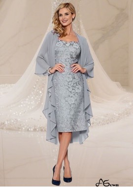 Elegant Mother of the Bride Dress with Chiffon Jacket – Two Piece Lace Formal Gown