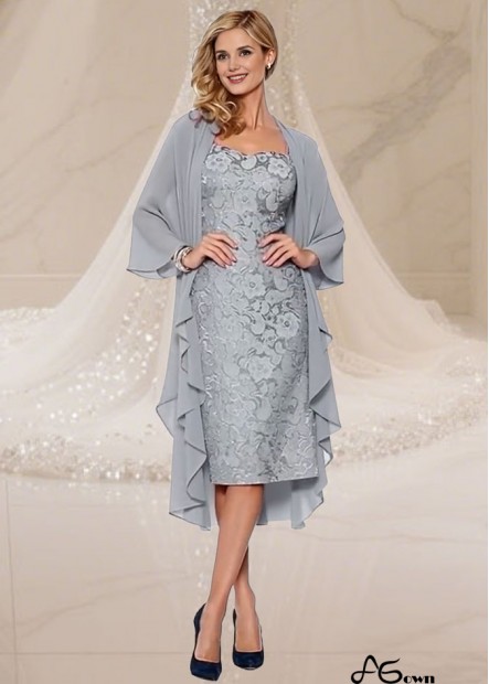 Elegant Mother of the Bride Dress with Chiffon Jacket – Two Piece Lace Formal Gown