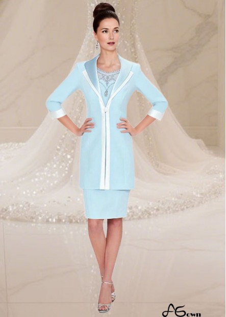Elegant Tulle Satin Knee-Length Mother of the Bride Dress with Jacket