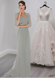Strapless Mother of the Bride Dress with Jacket – Full Length Sheath