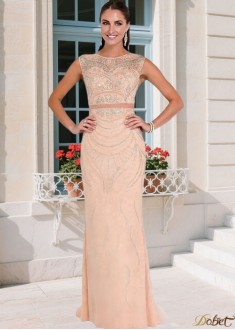 Jewel Neck Tulle Lace Mother of the Bride Dress
