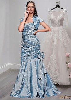 Strapless Mermaid Mother of the Bride Dress with Jacket – Full Length Gown