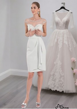 Elegant Knee-Length Tulle Chiffon Mother of the Bride Dress with Cap Sleeves