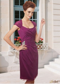 Queen Anne Chiffon Mother of the Bride Dress