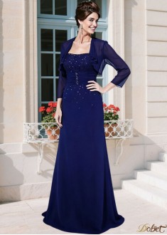 Strapless Chiffon A-line Mother of the Bride Dress with Jacket
