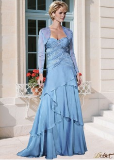 Sweetheart Chiffon Mother of the Bride Dress A-Line with Jacket