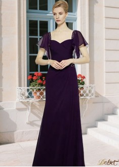 Sweetheart Chiffon Sheath Mother of the Bride Dress