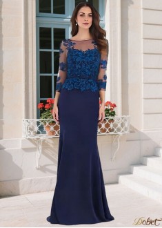 Bateau Neck Sheath Mother of the Bride Dress
