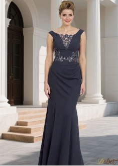 Best Off-the-Shoulder Sheath Formal Dresses with Appliques