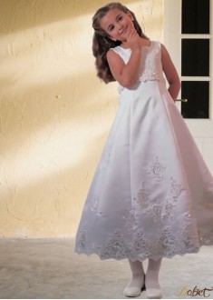 White Little Girl Dresses UK – Elegant Occasion Gown Online